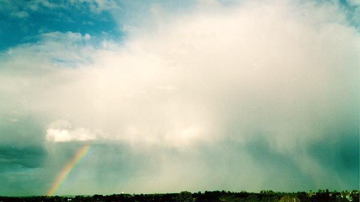 Cumulus Cloud and Rainbow